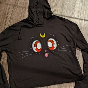 Sailor Moon Luna Crop Top Sweater